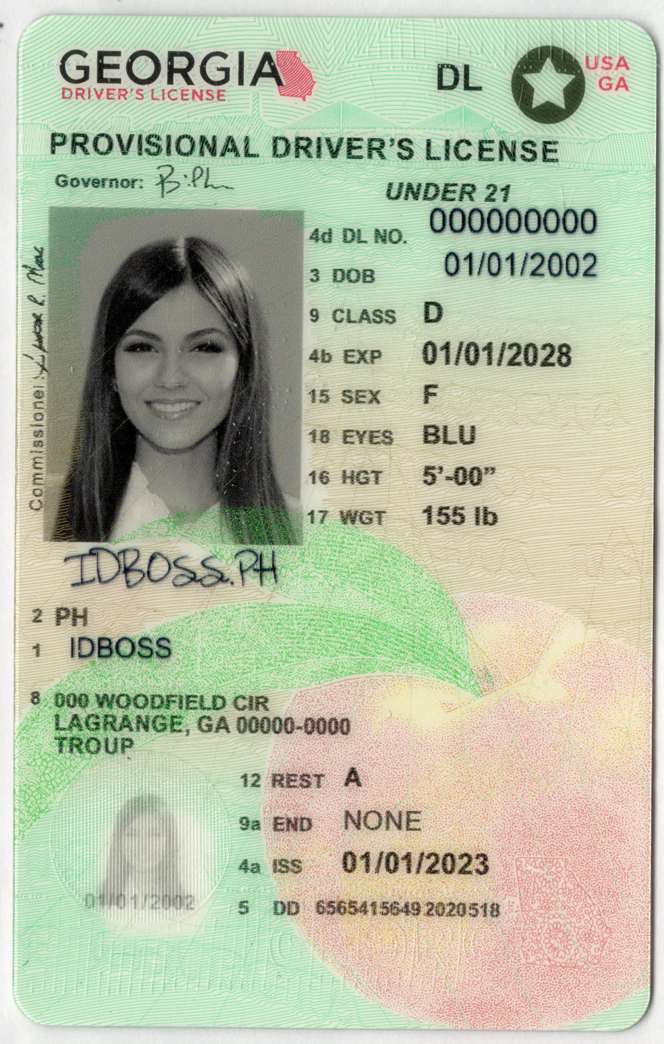 Georgia(U21) Fake ID-idboss