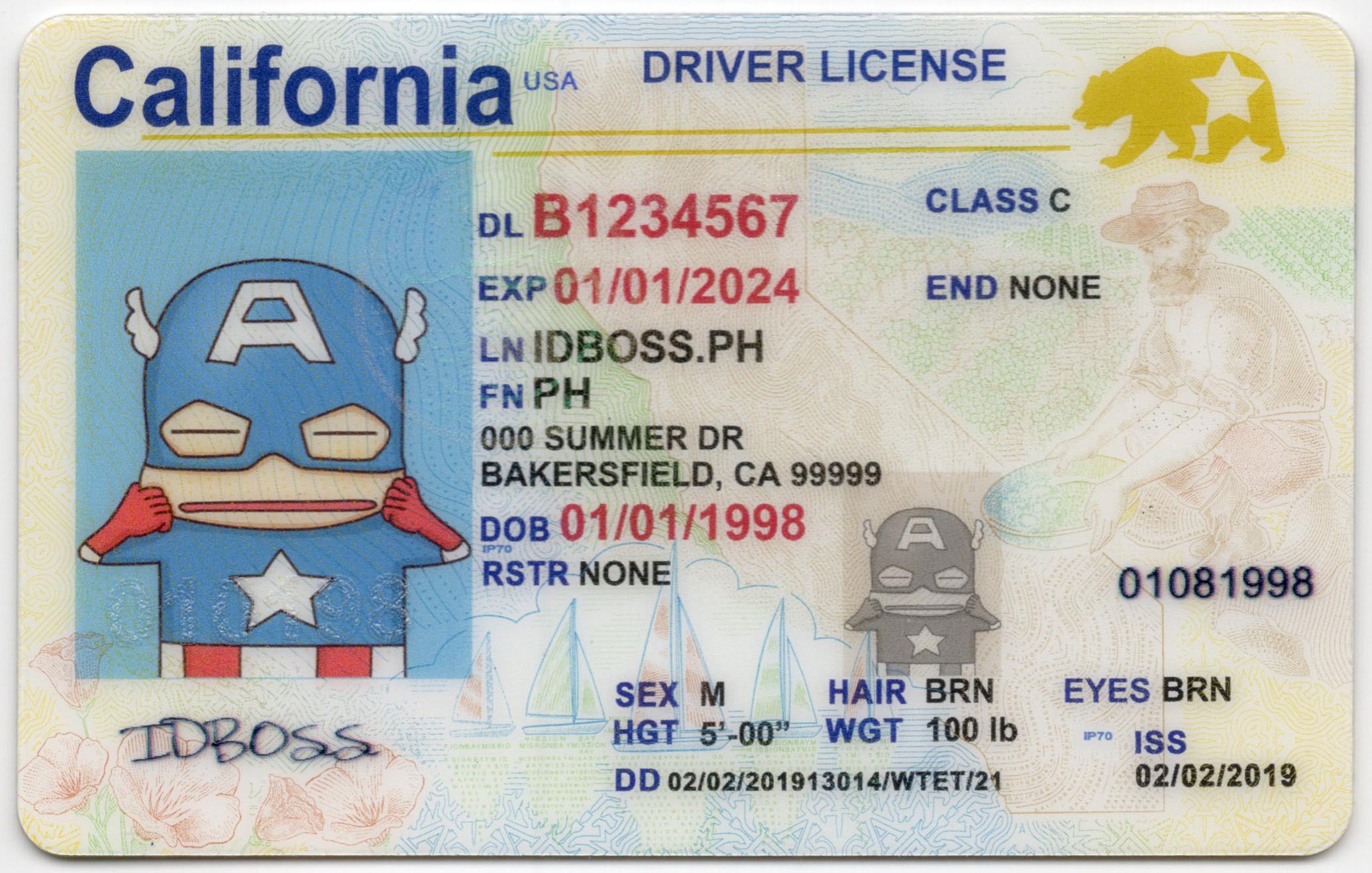 California Fake ID-idboss