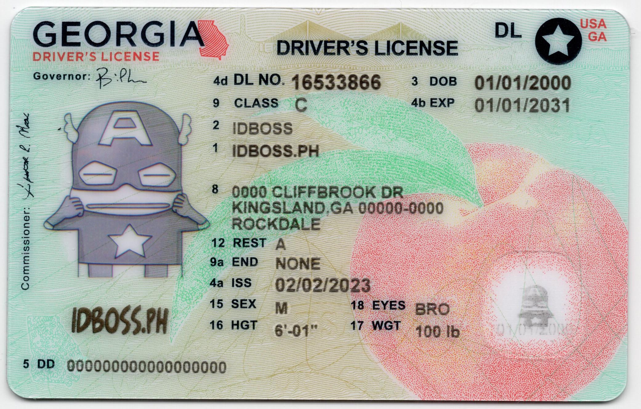 Georgia Fake ID-idboss