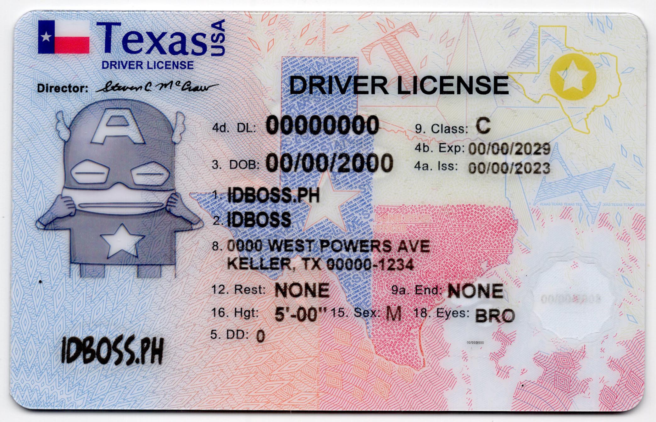 Texas Fake ID-idboss